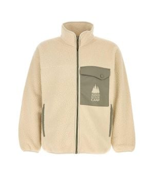 Maison Kitsuné Ivory Pile Jacket - Natural