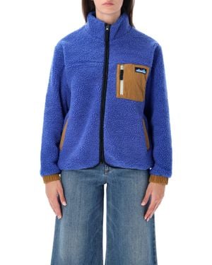 Kavu Fleece Zip-Up Jacket - Blue