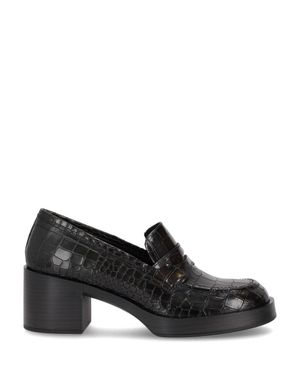 LA ROSE Chic Moccasin Loafers - Black
