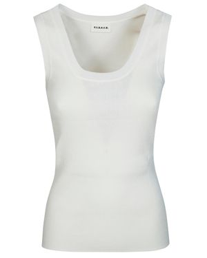 P.A.R.O.S.H. Sleeveless Tops - Gray