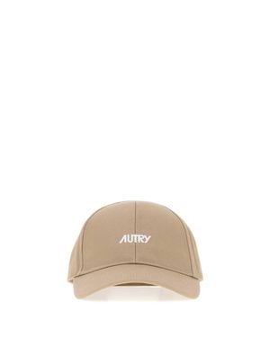 Autry 100% Cotton Baseball Cap - Natural