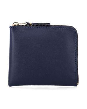 Comme des Garçons Mini Zip Wallet - Blue