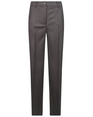P.A.R.O.S.H. Stretch Wool Blend Pants - Gray