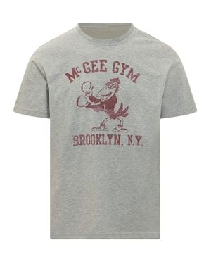 Bl'ker Graphic Trendy T-Shirt - Gray