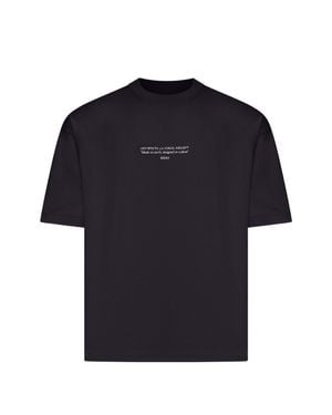 Off-White c/o Virgil Abloh Statement Short Sleeve Tee - Blue