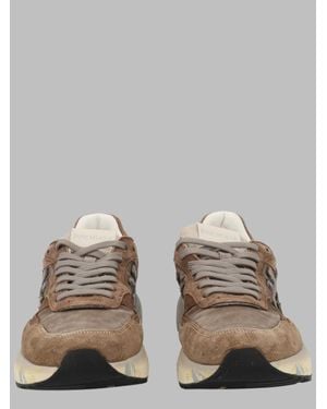 Premiata Low-Profile Premium Sneakers - Gray