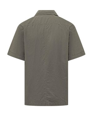 Dolce & Gabbana Cut Sleeves Shirt With Pocket - Gray