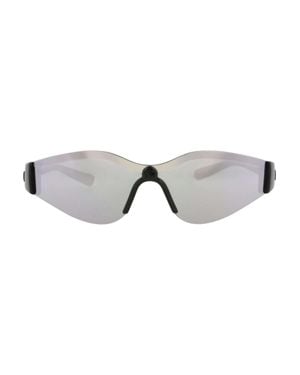 Gucci Shield/Wrap Sunglasses - Gray