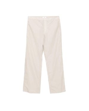 Rier Waxed Poplin Pants - Natural