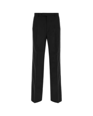 Gucci Flat Front Pants - Black