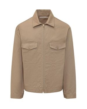 Universal Overall Zip-Up Overall Jacket With Front Pockets - Natural
