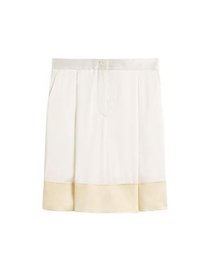 TOTEME Pleated Midi Skirt - White