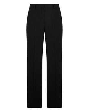 TOTEME Straight Pants Wool-Blend Polyester - Black