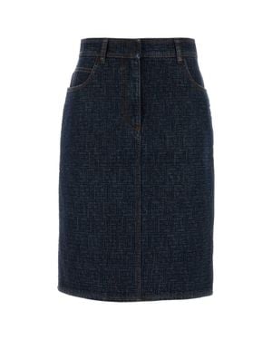 Fendi Denim Skirt - Blue
