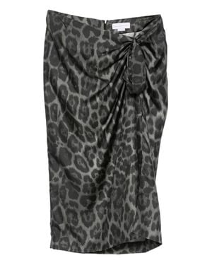 Stella McCartney High-Rise Knot Hip Skirt - Gray