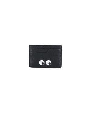 Anya Hindmarch Goat Leather Mini Wallet - Black