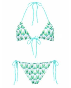 Missoni Stunning Costume Mini Bikini Set - Green