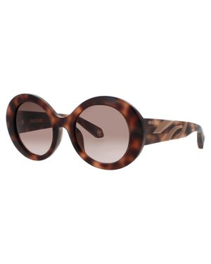 Roberto Cavalli Src010M Acetate Sunglasses, 52-21-140 - Black