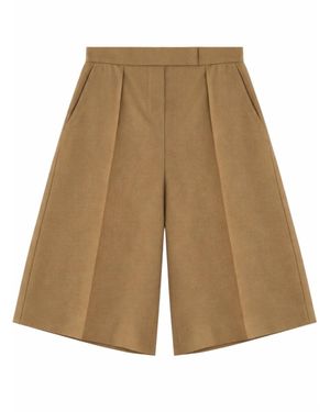 Max Mara Bermuda Kaki - Natural