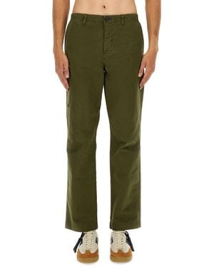 Paul Smith Straight Cargo Pants - Green