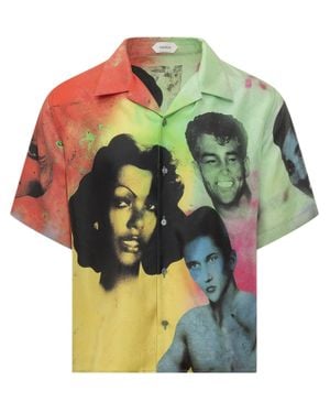 Versace Informal Shirt With Photographic Print - Multicolor