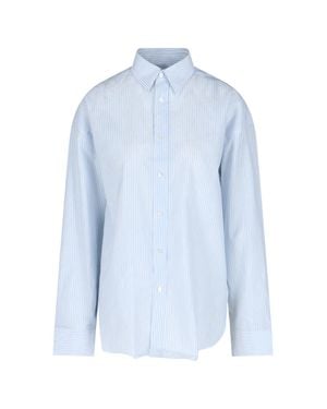 Finamore 1925 Oriana Striped Shirt - Blue