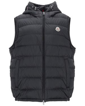 Moncler Marseillan Quilted Mini Vest For - Black