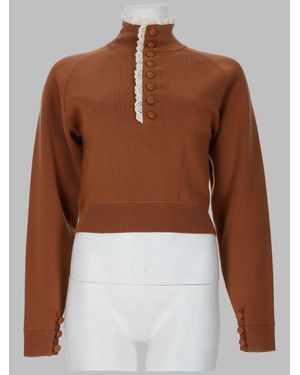 Chloé Elegant Wool Sweater For - Brown