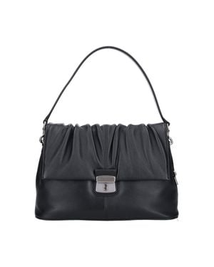 Marc Jacobs The Sophisticated Mini Messenger Bag With Versatile Carrying Options - Black