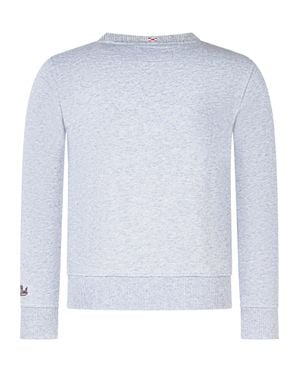 MC2 Saint Barth Kids Sweatshirt With Cowboy Bear Appliqué - Blue