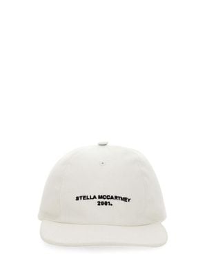 Stella McCartney Embroidered Baseball Hat - White