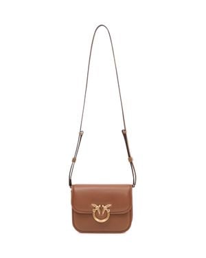 Pinko Mini Love Box Shoulder Bag - White