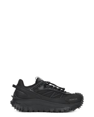 Moncler Sport Shoes With High Sole - Black