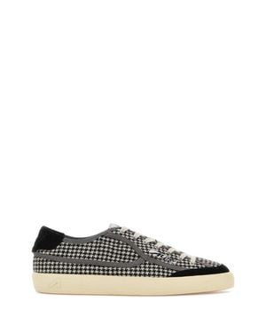 Autry Autumn Fabric & Suede Windscape Sneaker With Mini Print Detail - Multicolor