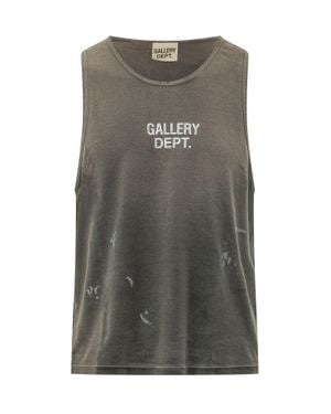 GALLERY DEPT. Stylish Tank Top With Logo Print - Gray