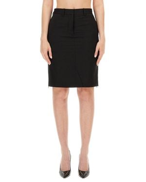 Helmut Lang Wool Skirt Size 4 - Black