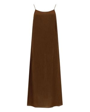 Uma Wang Dress Anaya Viscose - Brown