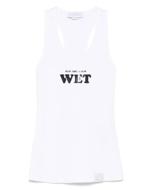 Stella McCartney Slippery When Wet Tank Top - White