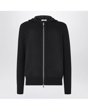 Fendi Ff Zucca Cashmere Sweatshirt - Black