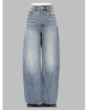 Alexander Wang Relaxed High-Rise Wide-Leg Jeans - Blue