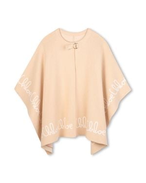 Chloé Kids' Cape Jacket - White