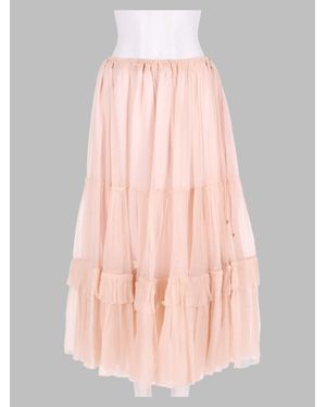 Chloé Silk Mini Skirt - Pink