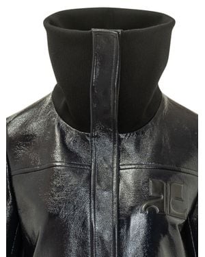 Courreges High-Collar Jacket - Black