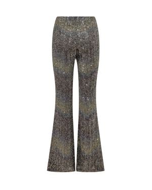 Missoni Caperdoni-Style Patterned Pants - Gray