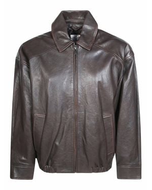 Weekend by Maxmara Bomber Jacket With Signature Weekend Style - Gray
