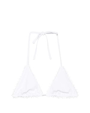 Jacquemus Triangle Mini Bikini With Laces - White