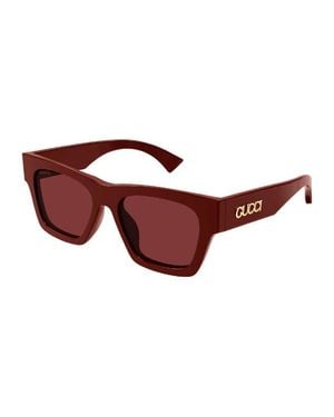 Gucci Gg1835Sa Mini Sunglasses - Red