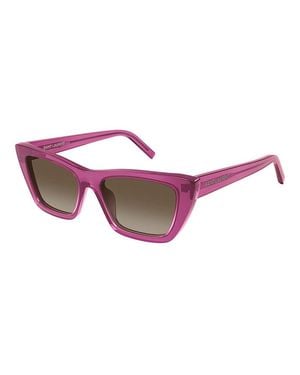 Saint Laurent Mini Transparent Sunglasses - Multicolor