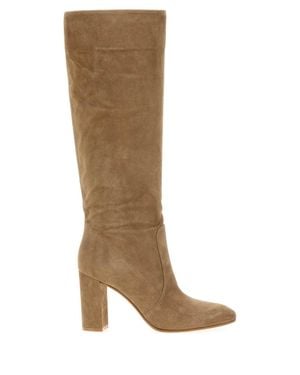 Gianvito Rossi Suede Glen Boots - Brown