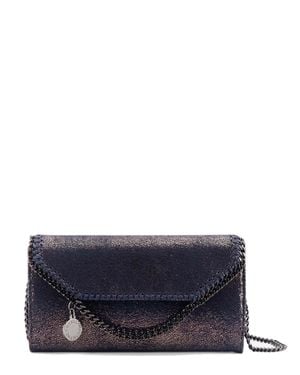 Stella McCartney Falabella Crossbody Chain Wallet - Blue